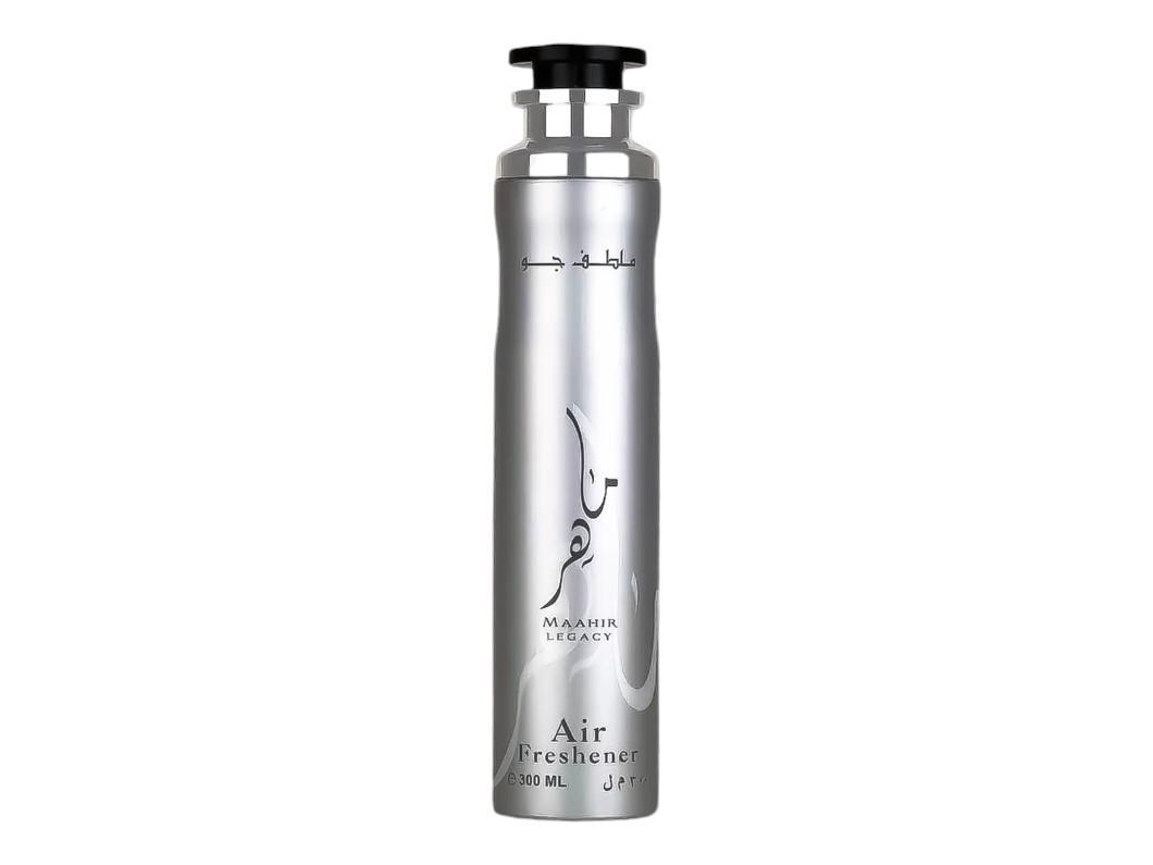 Lattafa Perfumes | Maahir Legacy + Air Freshener Bundle | 3.4 oz Bottle | 300 ml Air Freshener | Men's Fragrance