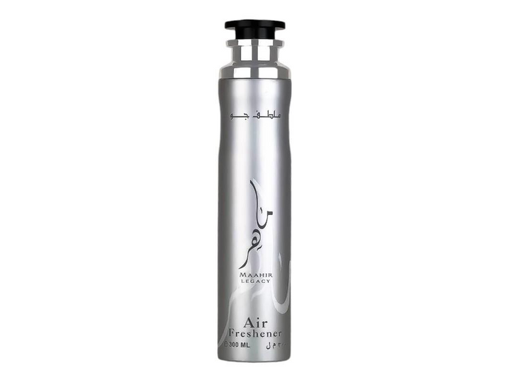 Lattafa Perfumes | Maahir Legacy + Air Freshener Bundle | 3.4 oz Bottle | 300 ml Air Freshener | Men's Fragrance