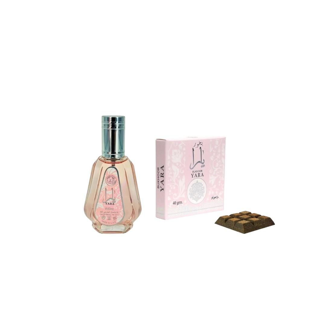 Lattafa Perfumes | Yara 50 ml + Yara Choco Musk | Women's Fragrances | 1.7 oz Per Bottle | Eau de Parfum