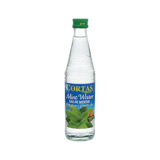 Cortas Traditional Natural Mint Flavor Beverage, Eau de Rose from The Lebanese Kitchen, 17 fl oz
