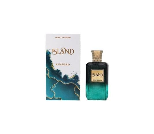 Khadlaj Island Extrait de Parfum (EDP Perfume Fragrance), Unisex Citrus Fragrance, 100 ml