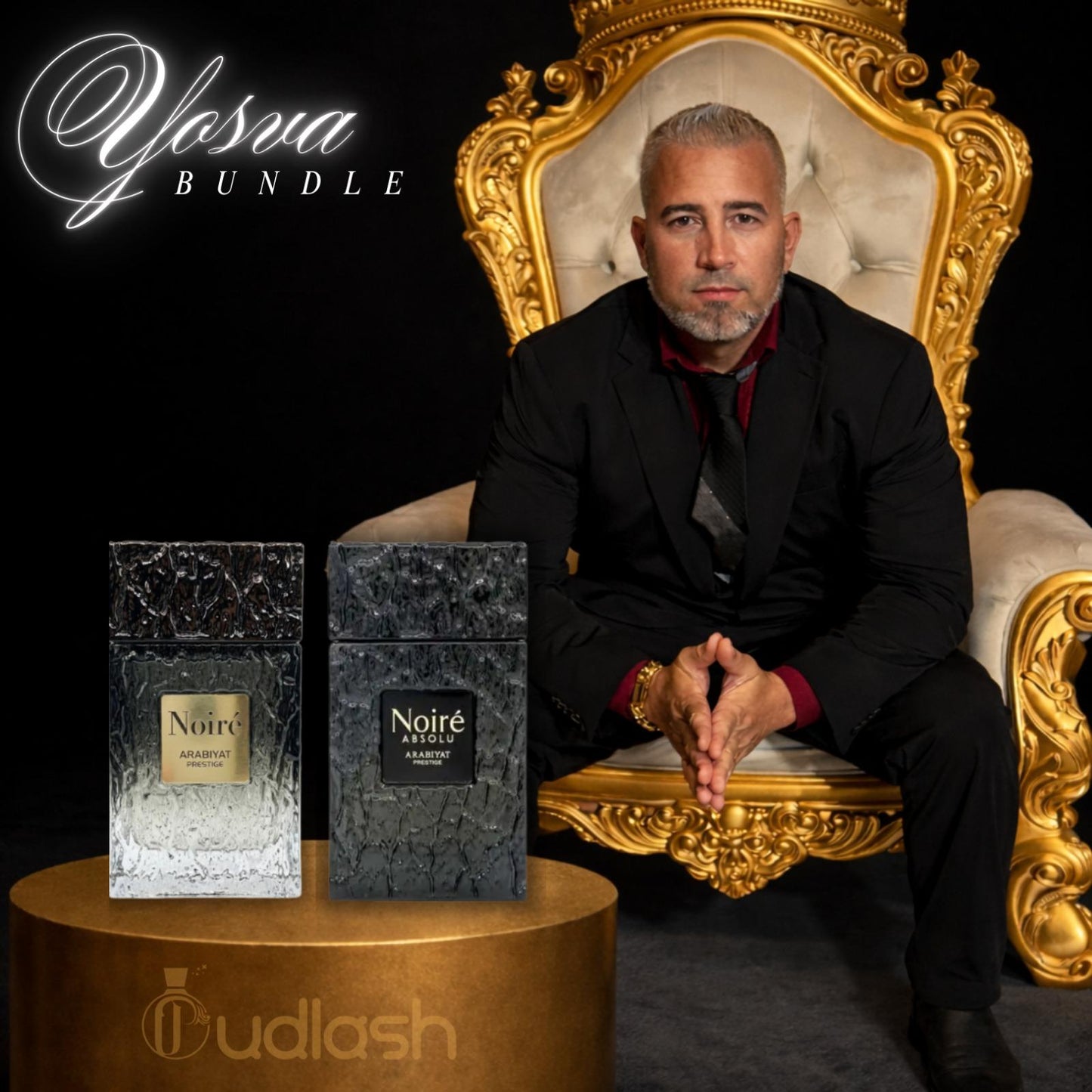 Yosva Multi-Pack Bundle - Noire Absolu + Noire Unisex Eau De Parfum, 100 ML, Aromatic Freshness, Spicy Nuances, Warm Woods