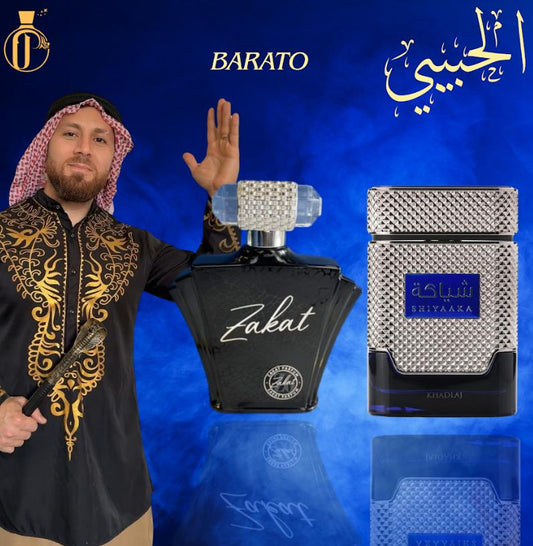 El Habibi Barato Bundle - Multi-Pack EDP Perfume Spray - Z6 + Shiyaaka Blue, 100 ml Per Bottle, Notes of Bergamot, Musk, Fruity & Sweet