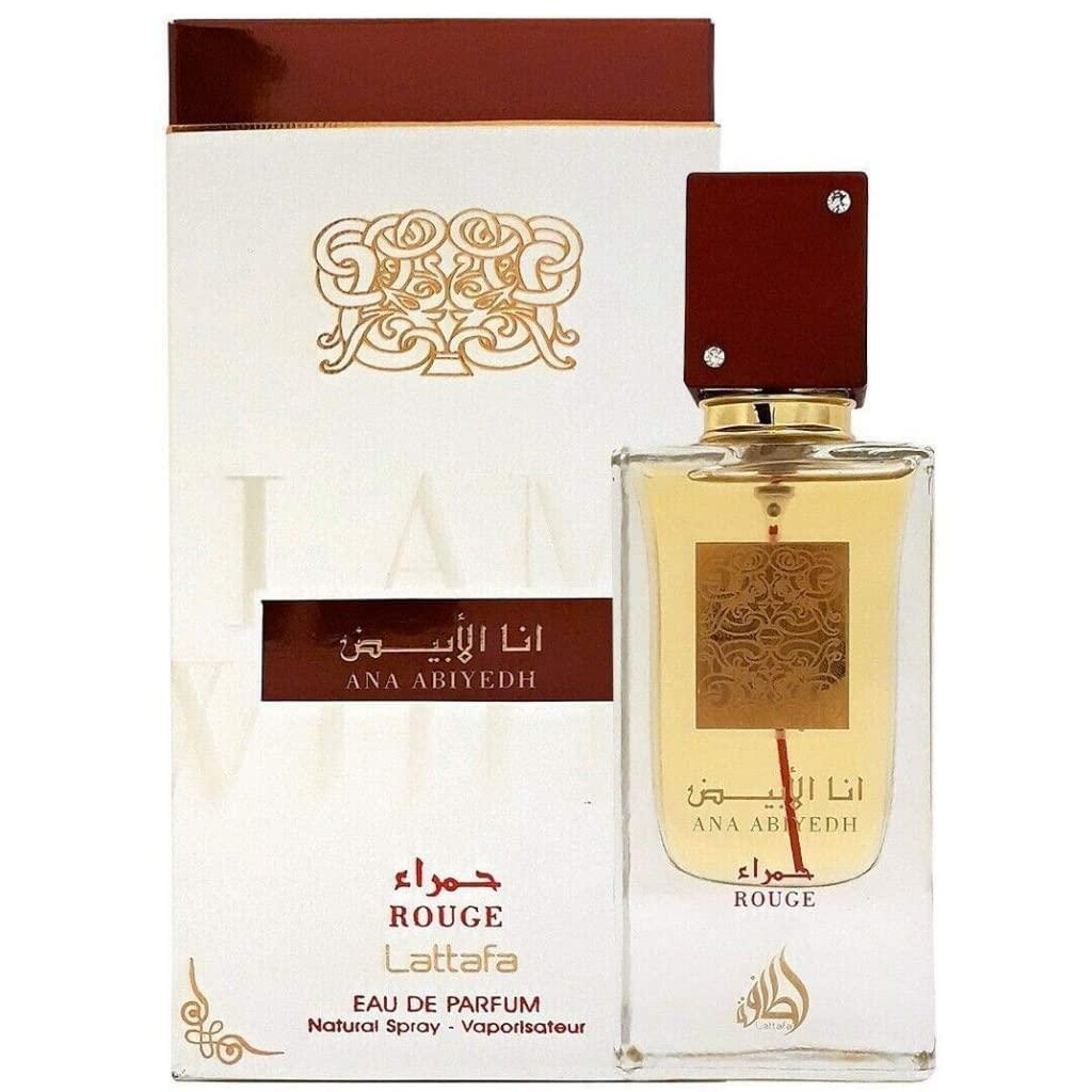 Lattafa Ana Abiyedh Rouge Eau De Parfum Spray 2 oz
