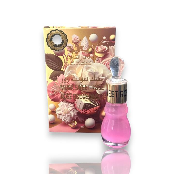 Hamil Al Musk | Musk Sweet Rose | Huile De Musc Pure | Pure Musk Oil | Aswar Imperial Perfume | 6 ML