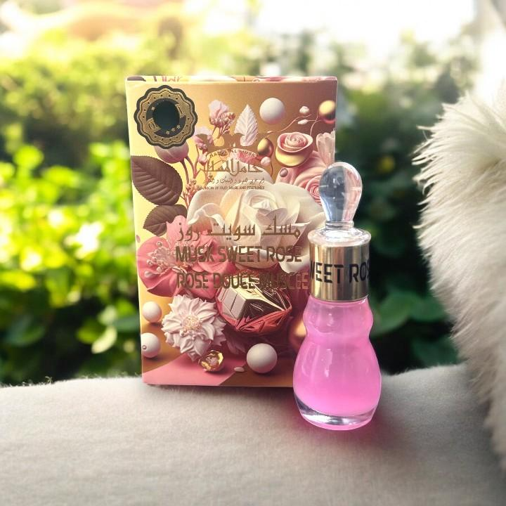 Hamil Al Musk | Musk Sweet Rose | Huile De Musc Pure | Pure Musk Oil | Aswar Imperial Perfume | 6 ML