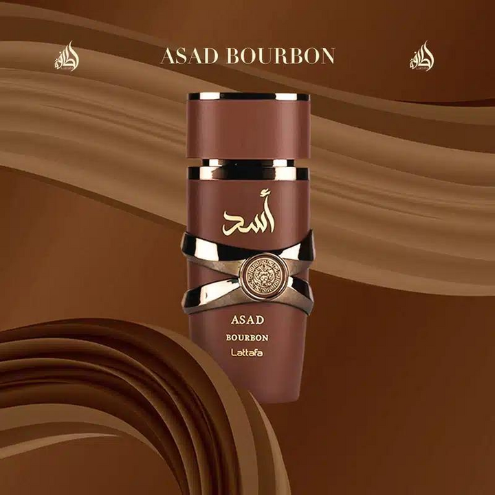 Lattafa Perfumes | Asad Bourbon - Unisex Fragrance - 3.4 oz (100 ml) - Vanilla - Sweet - Cacao - Spicy Fragrance