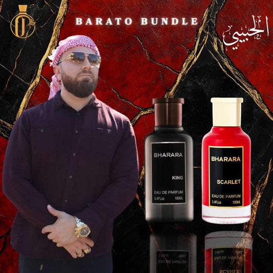 Habibi Bundle | Bharara | King + Scarlet | Unisex Fragrance | 100 ML 3.4 OZ | Eau De Parfum | Bergamot-Citrus & Sweet Notes