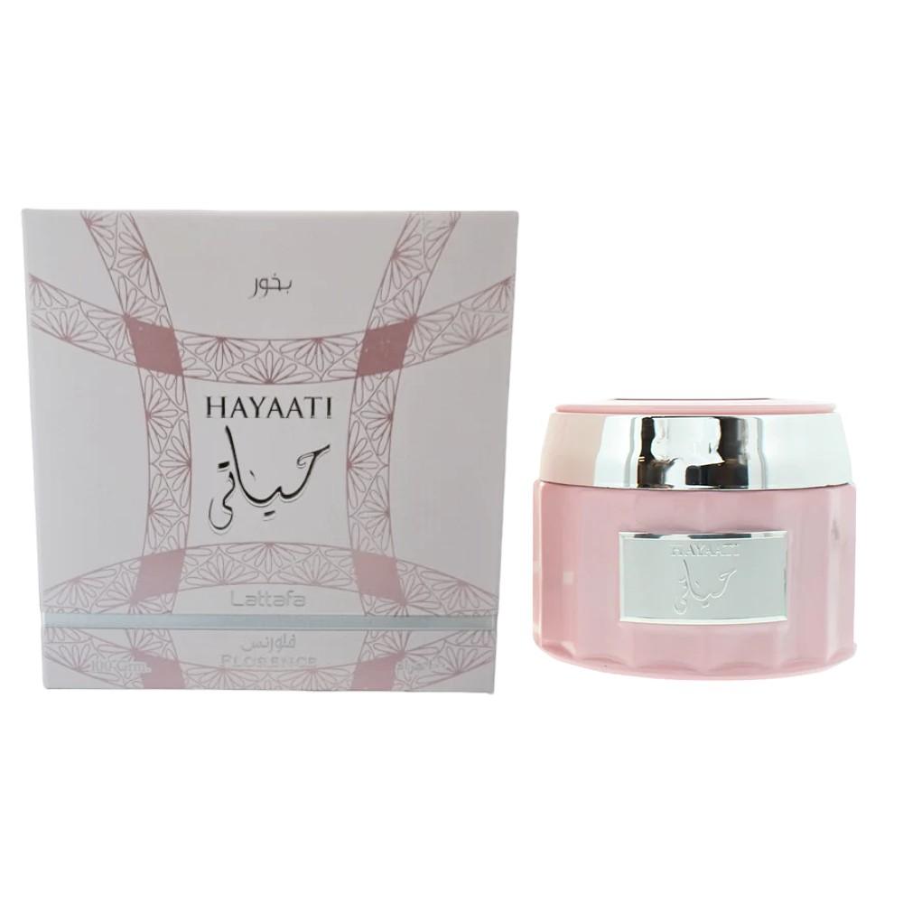 Lattafa Hayaati Florence Bukhoor Incense Jar - 100G