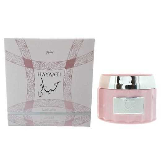 Lattafa Hayaati Florence Bukhoor Incense Jar - 100G