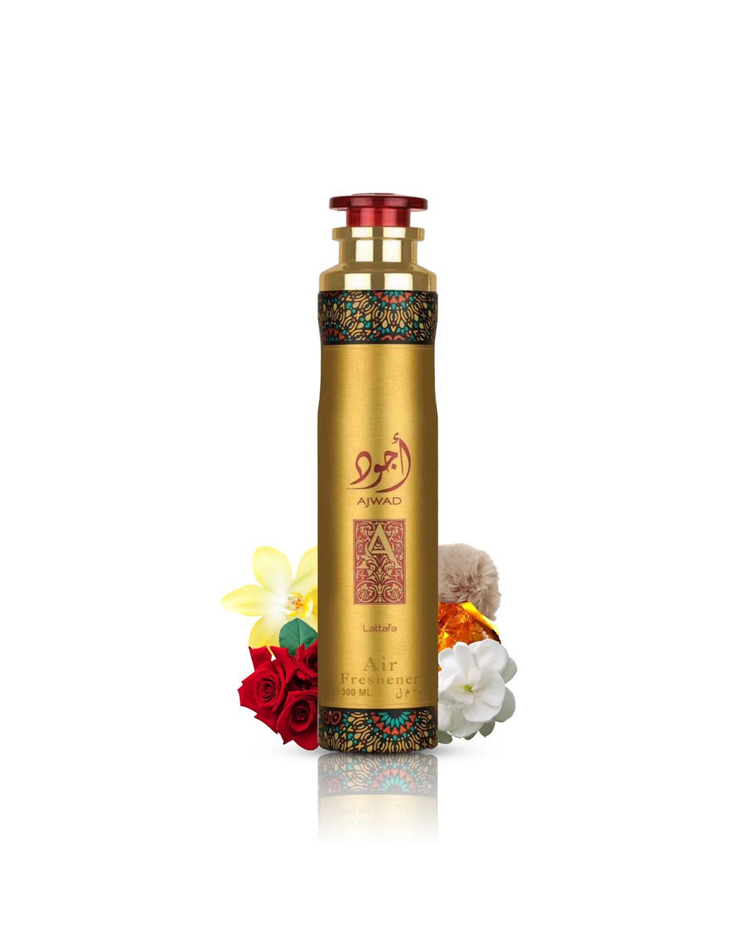 Lattafa Perfumes | Ajwad Air Freshener | 300 ml Spray Can | Fruity - Rose - Jasmine - Musk Fragrance