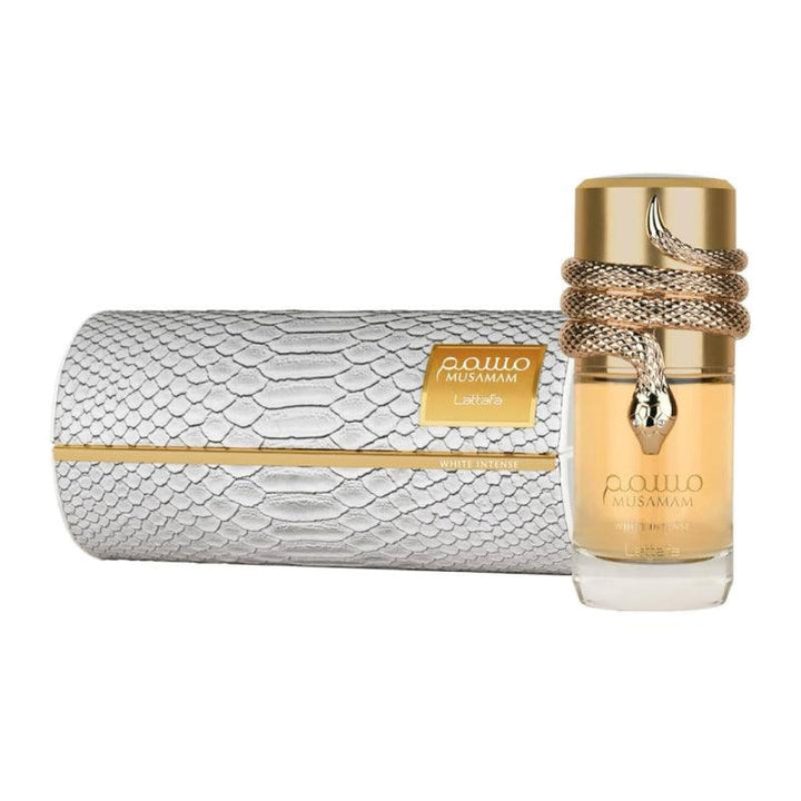 Lattafa Perfumes | Musamam White Intense - Unisex Eau de Parfum - 3.4 Oz (100Ml) Amber - Citrus - Coconut Fragrance