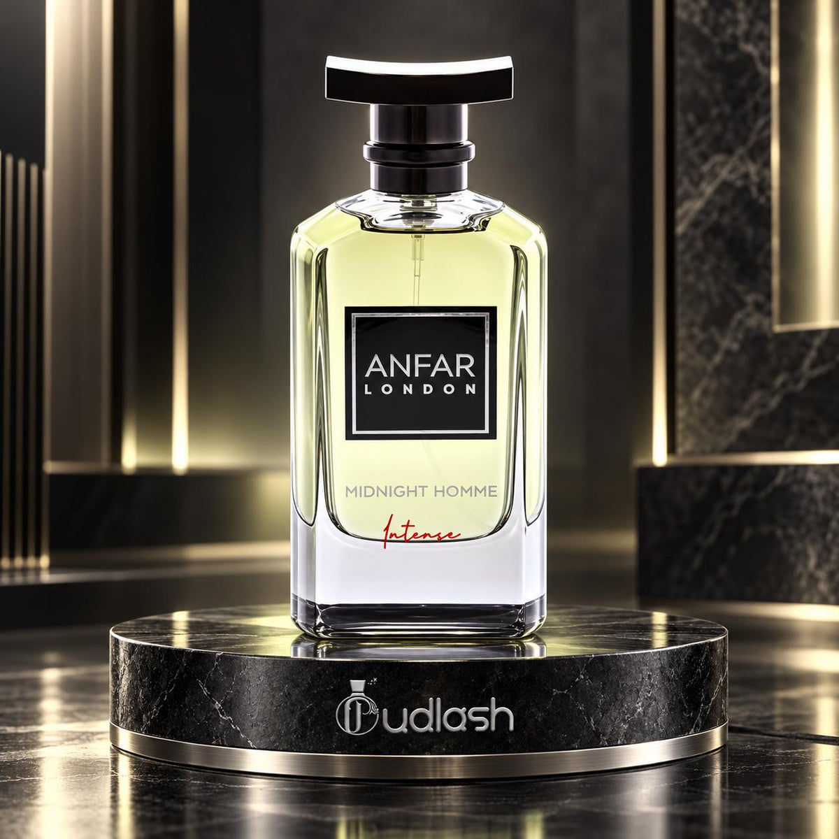 Anfar London | Midnight Homme | Intense | Men's Fragrance | 100 ML - 3.4 OZ | Extrait De Parfum | Grapefruit - Cardamom & Cinnamon