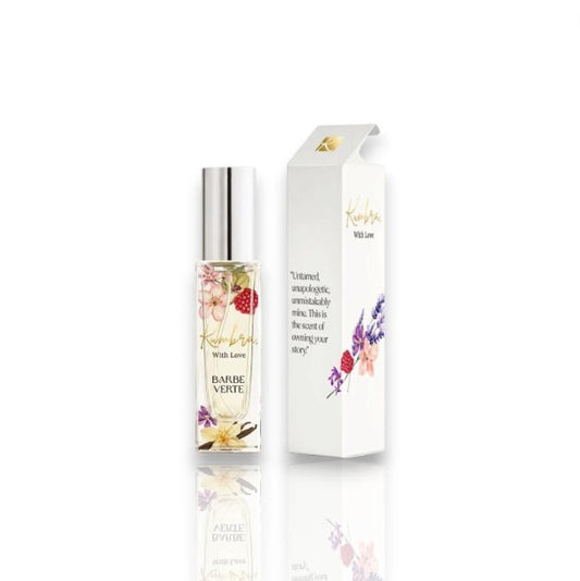 Kumbra With Love | Barbe Verte | Men's Fragrance | 10 ML - 0.34 OZ | Eau De Parfum | Black Berry - Pepper & Lavender