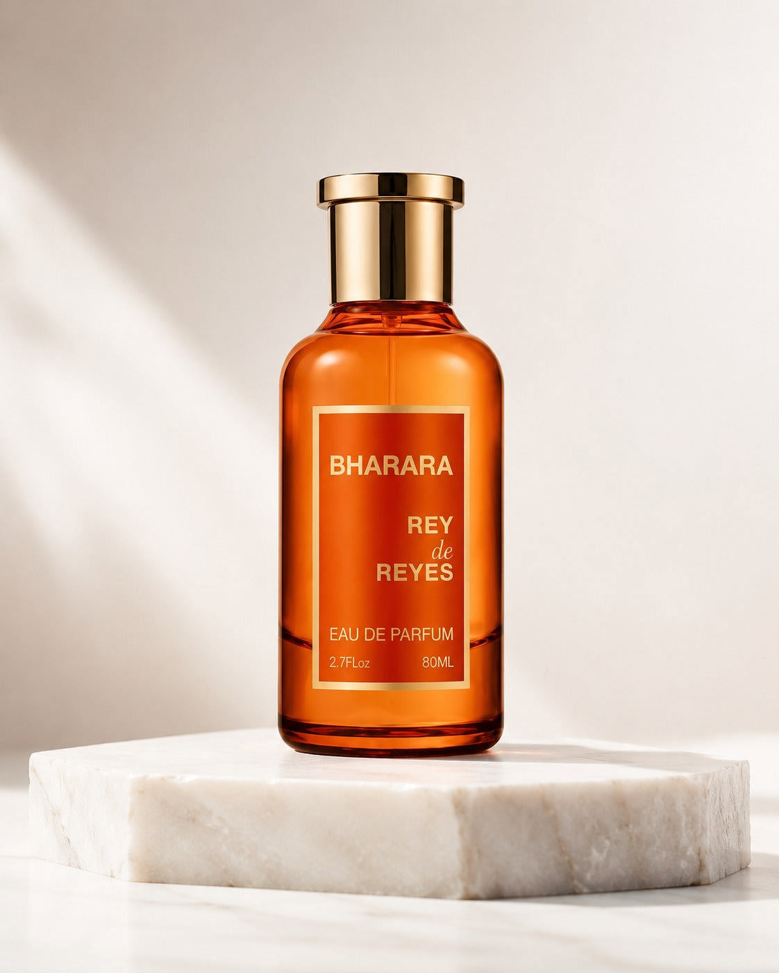Bharara Rey de Reyes Eau De Parfum (Orange) Unisex | 3.4 oz / 100 ML | Aromatic Spicy Fragrance | Orange, Bergamot, Lemon, Wild Berries, Vanilla, Amber & White Musk Notes