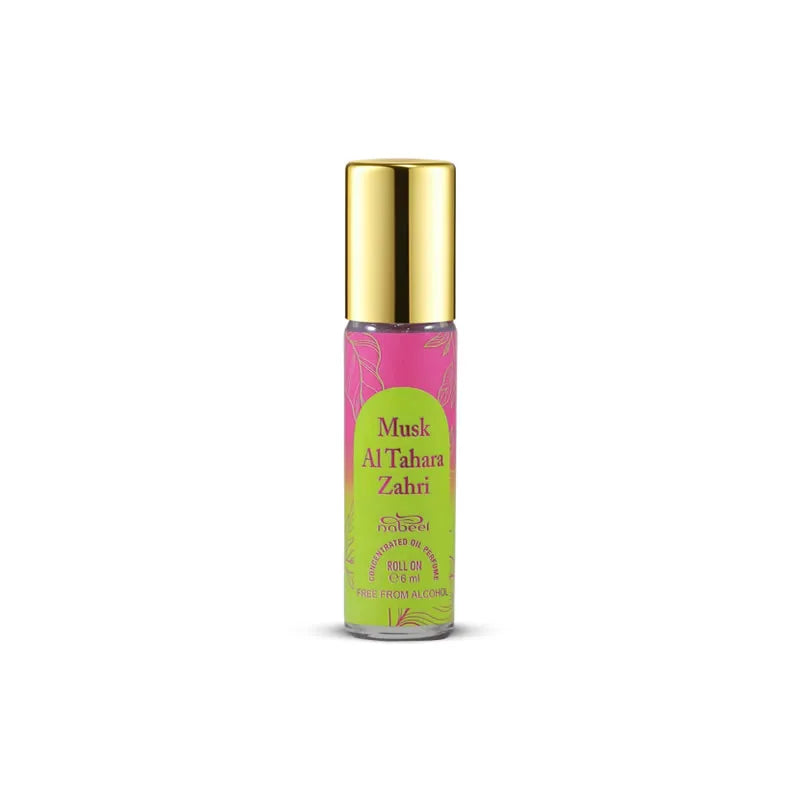 Nabeel Musk Al Tahara Zahri Concentrated Perfume Roll-On Oil, 6ML