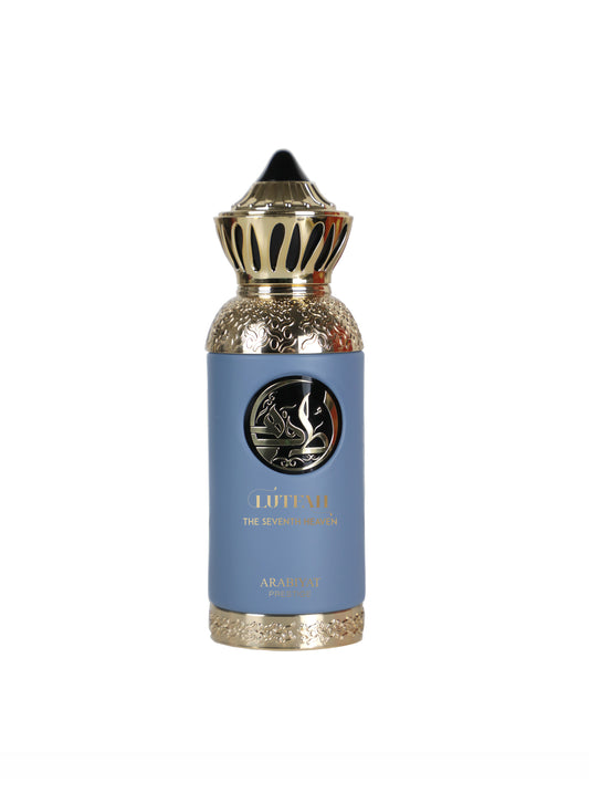 Arabiyat Prestige Lutfah Seventh Heaven Eau De Parfum for Men | 2.7 oz | Elegant Masculine Fragrance