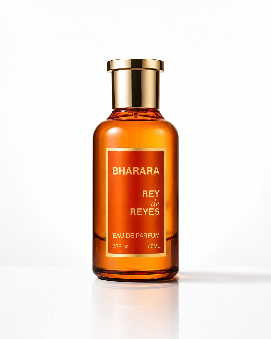 Bharara Rey de Reyes Eau De Parfum (Orange) Unisex | 3.4 oz / 100 ML | Aromatic Spicy Fragrance | Orange, Bergamot, Lemon, Wild Berries, Vanilla, Amber & White Musk Notes