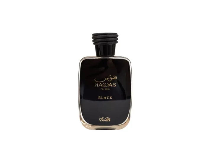 Hawas Black for Men Eau de Parfum Spray, 3.4 Oz