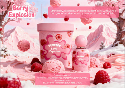 Grandeur | Tubbees - Berry Blast | Kids Favorite Sweets Fragrances (50 ML / Bottle) From Grandeur